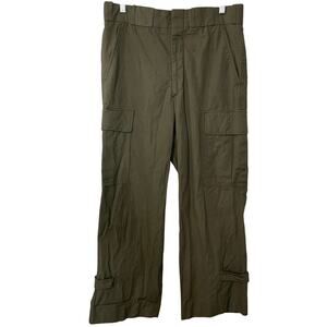Vintage Willis & Geiger Bush Poplin Mens 32 Utility Field Pants Green Cargo 80s